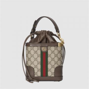 GUCCI 752583 女士乌木色 Ophidia GG 水桶包