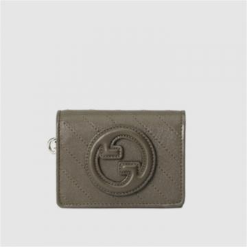 GUCCI 760317 女士棕色 Gucci Blondie 卡包