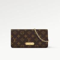 LV M82509 女士老花 WALLET ON CHAIN LILY 手袋