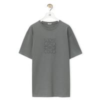 LOEWE H526Y22XA4 男士铂色 棉质宽松版型 T恤