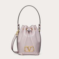 VALENTINO WP0Z44VNL6E0 女士紫粉色 VLOGO SIGNATURE 软羊皮迷你水桶包