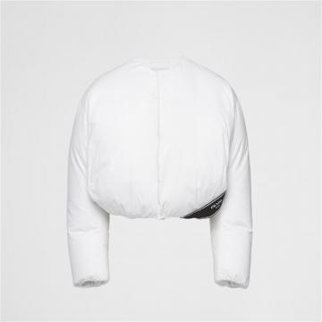PRADA SGC376 男士白色 棉质短款羽绒夹克