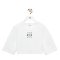 LOEWE S540Y22X43 女士白色 棉质短款 T恤
