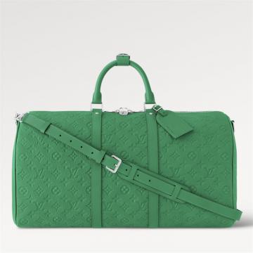 LV M23751 男士绿色 KEEPALL BANDOULIÈRE 50 旅行袋