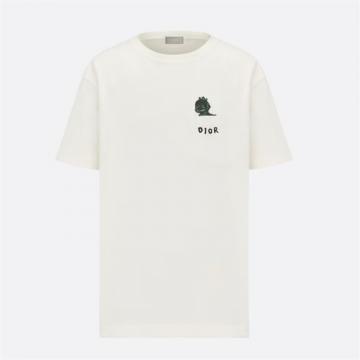 DIOR 413J648A0849 男士白色 DIOR AND OTANI WORKSHOP 宽松版型 T恤