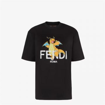 FENDI FS9626AQFXF0GME 女士黑色 T恤