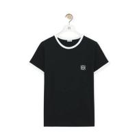 LOEWE S359Y22X28 女士黑色 棉质修身版型 T恤