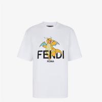 FENDI FS9626AQFXF0ZNM 女士白色 T恤
