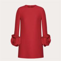 VALENTINO BVA6D61CF157 女士红色 短款连衣裙 