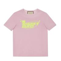 GUCCI 723566 女士粉色 针织棉 T恤