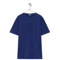 LOEWE H526Y22XB8 男士蓝色 棉质常规版型 T恤